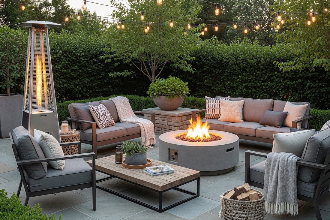 Patio Gas Heaters versus Fire Pits