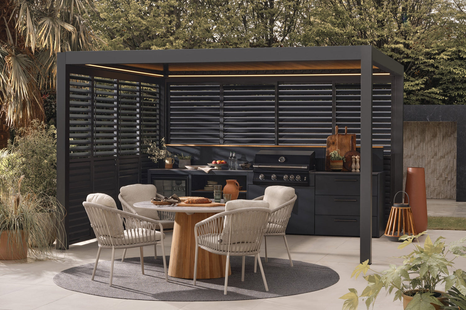 The Blenheim Modular Outdoor Kitchen U-Shape U001