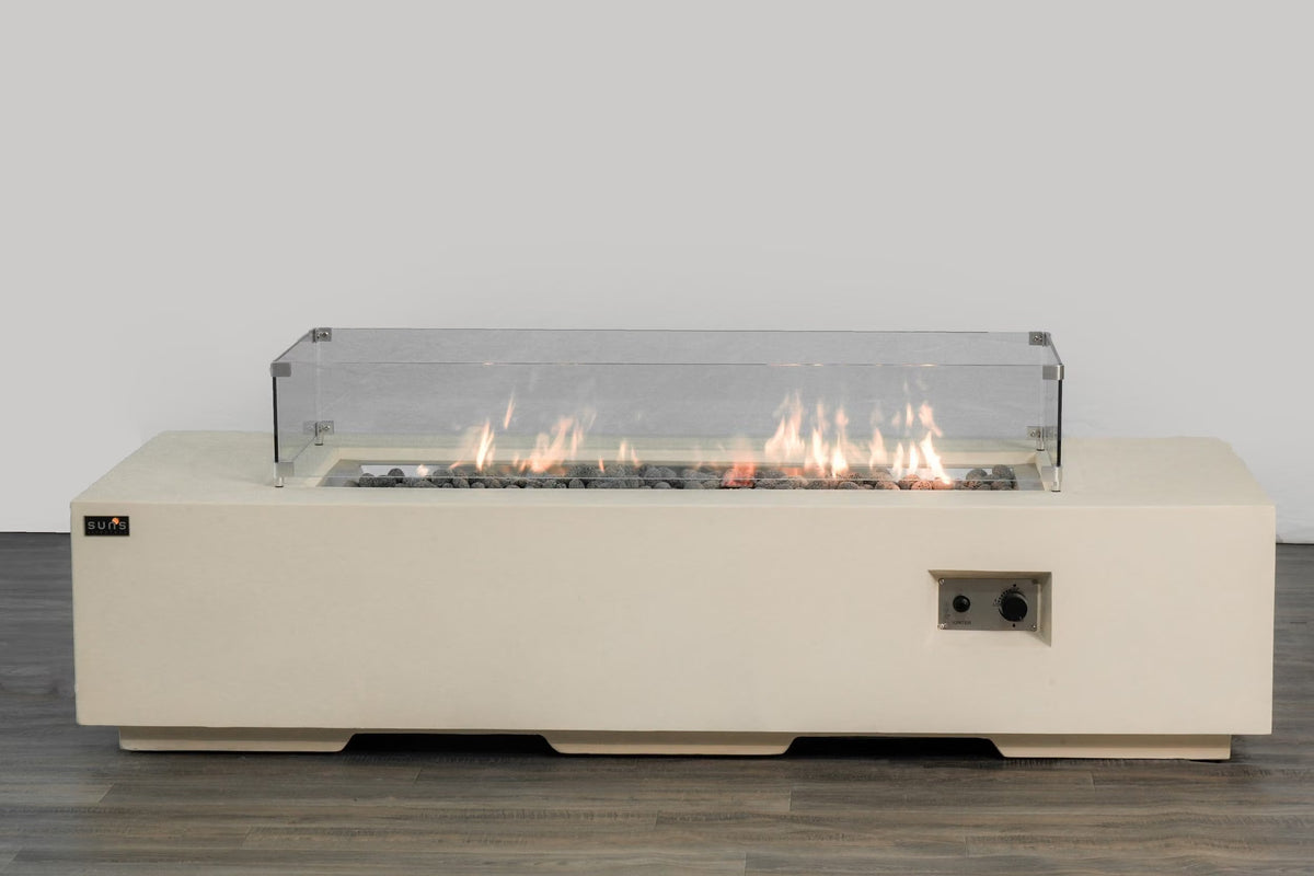 Lorvano Fire Table Camel Sand