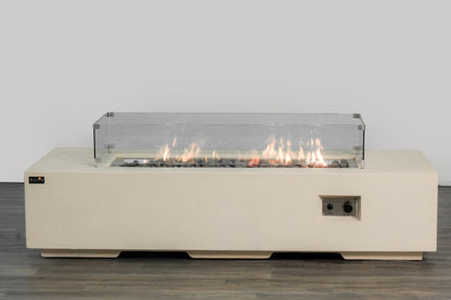 Lorvano Fire Table Camel Sand