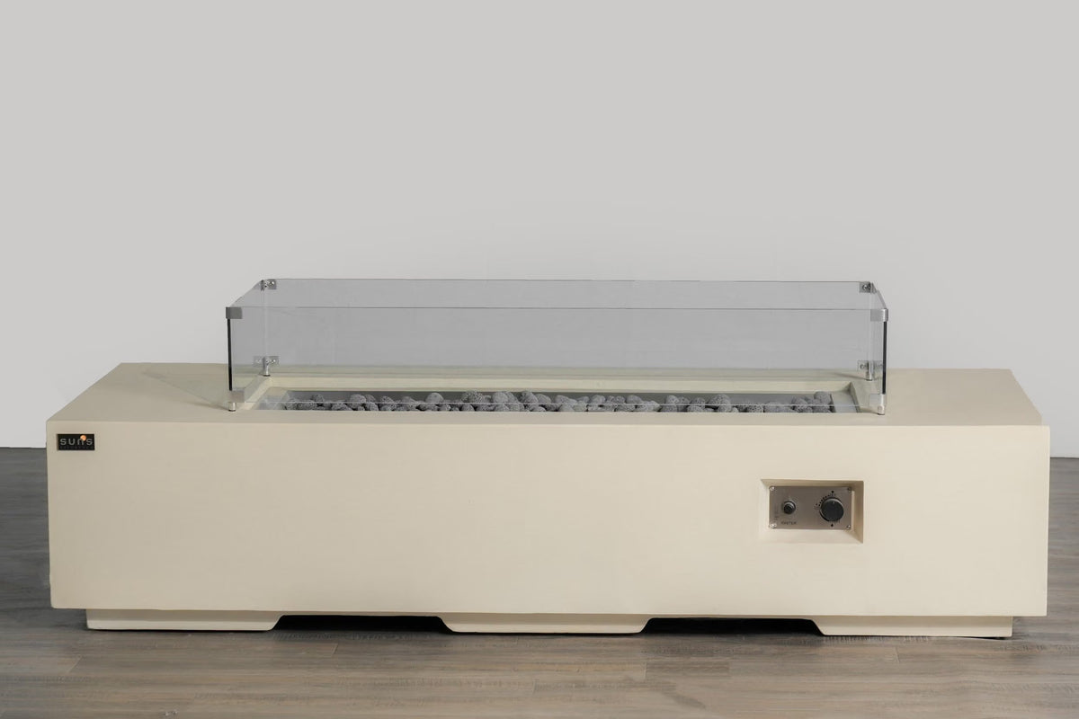 Lorvano Fire Table Camel Sand