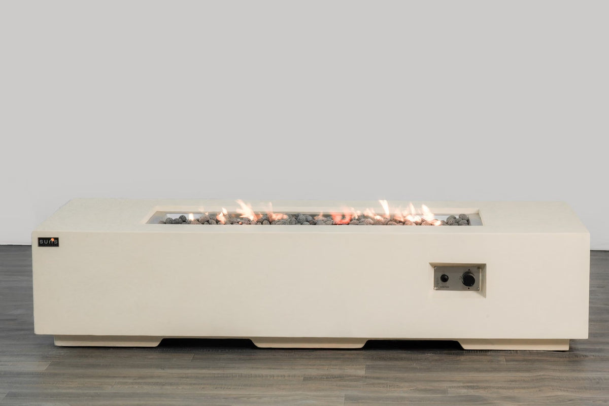 Lorvano Fire Table Camel Sand