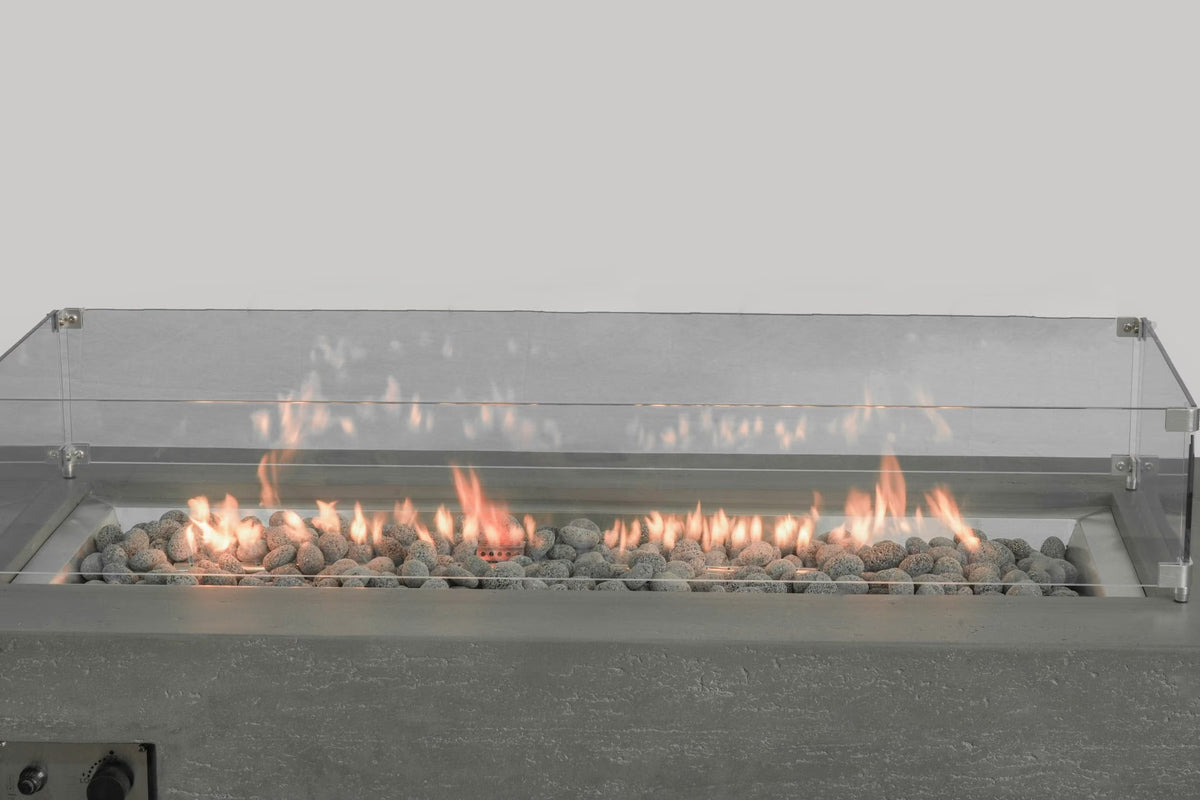 Lorvano Fire Table Grey