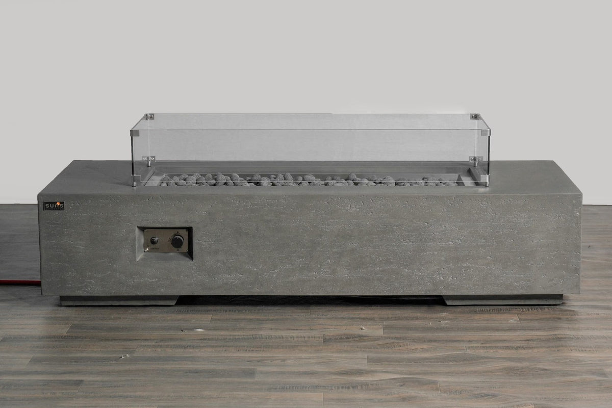 Lorvano Fire Table Grey