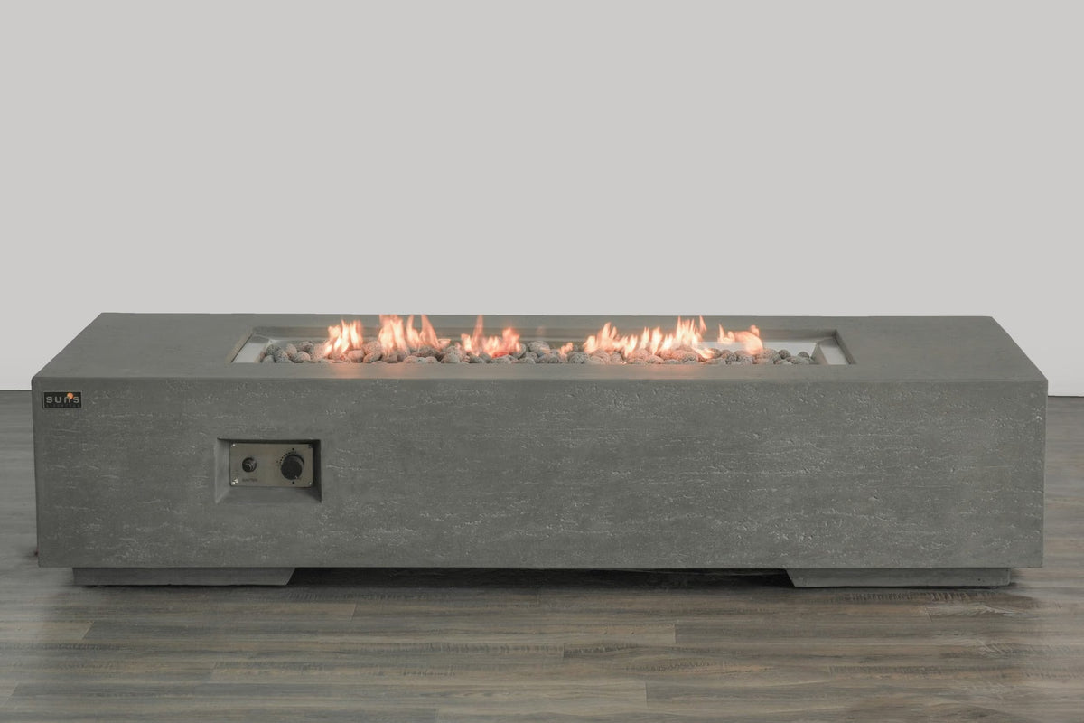 Lorvano Fire Table Grey