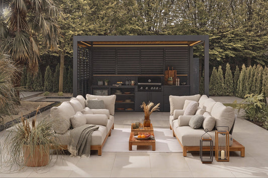 Luxe Pergola Louvered Side Walls