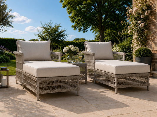 Luberon Collection Outdoor Sun Lounger Set