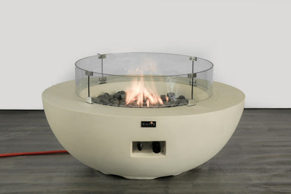 Sorvello Fire Bowl Grey Camel Sand