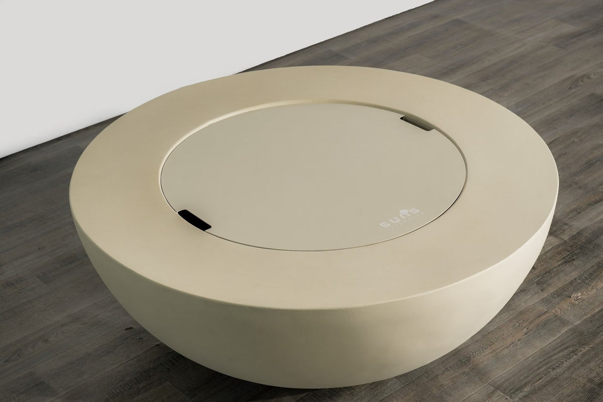 Sorvello Fire Bowl Grey Camel Sand