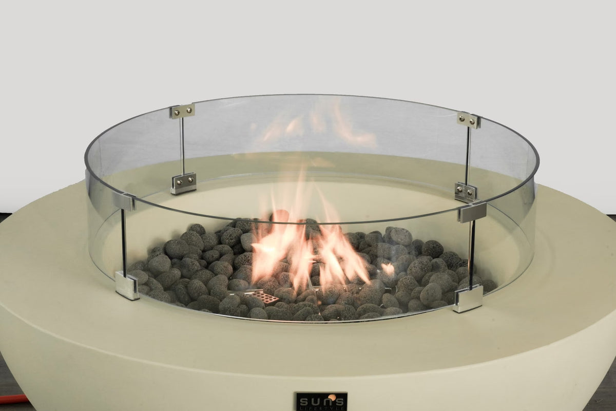 Sorvello Fire Bowl Grey Camel Sand