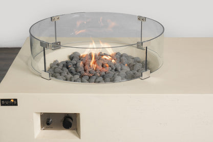 Valdaro Fire Table Camel Sand