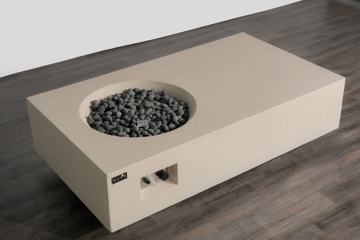 Valdaro Fire Table Camel Sand