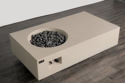 Valdaro Fire Table Camel Sand