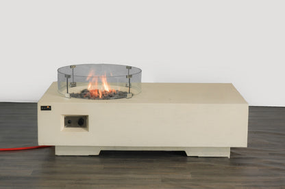 Valdaro Fire Table Camel Sand