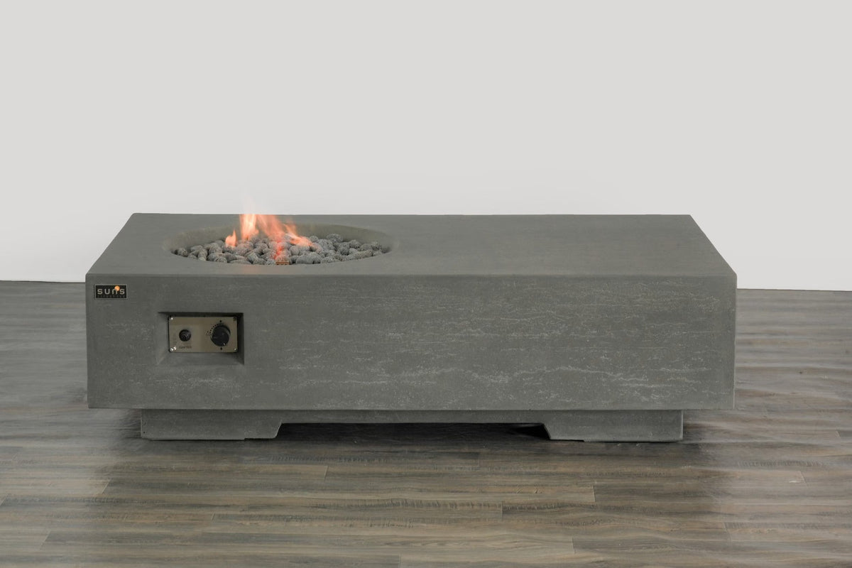 Valdaro Fire Table Grey