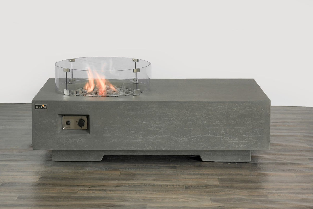 Valdaro Fire Table Grey