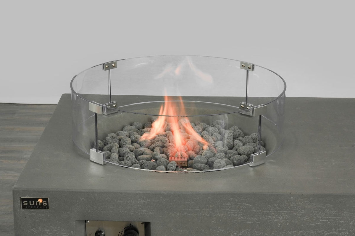 Valdaro Fire Table Grey