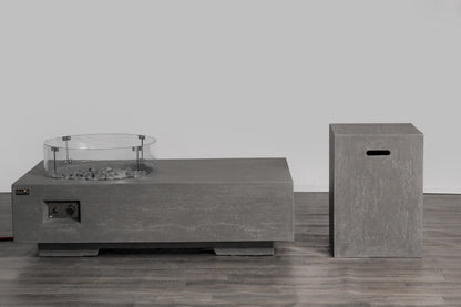Valdaro Fire Table Grey